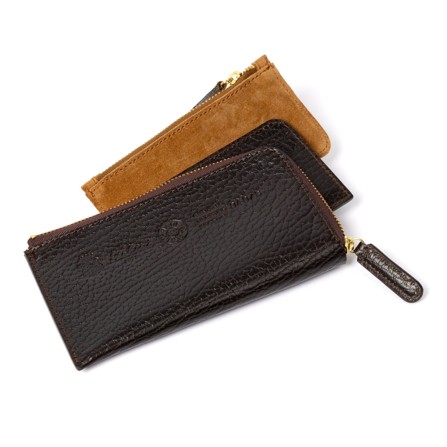 Zip-Etui "Multi Wallet" aus Büffelleder - Handarbeit